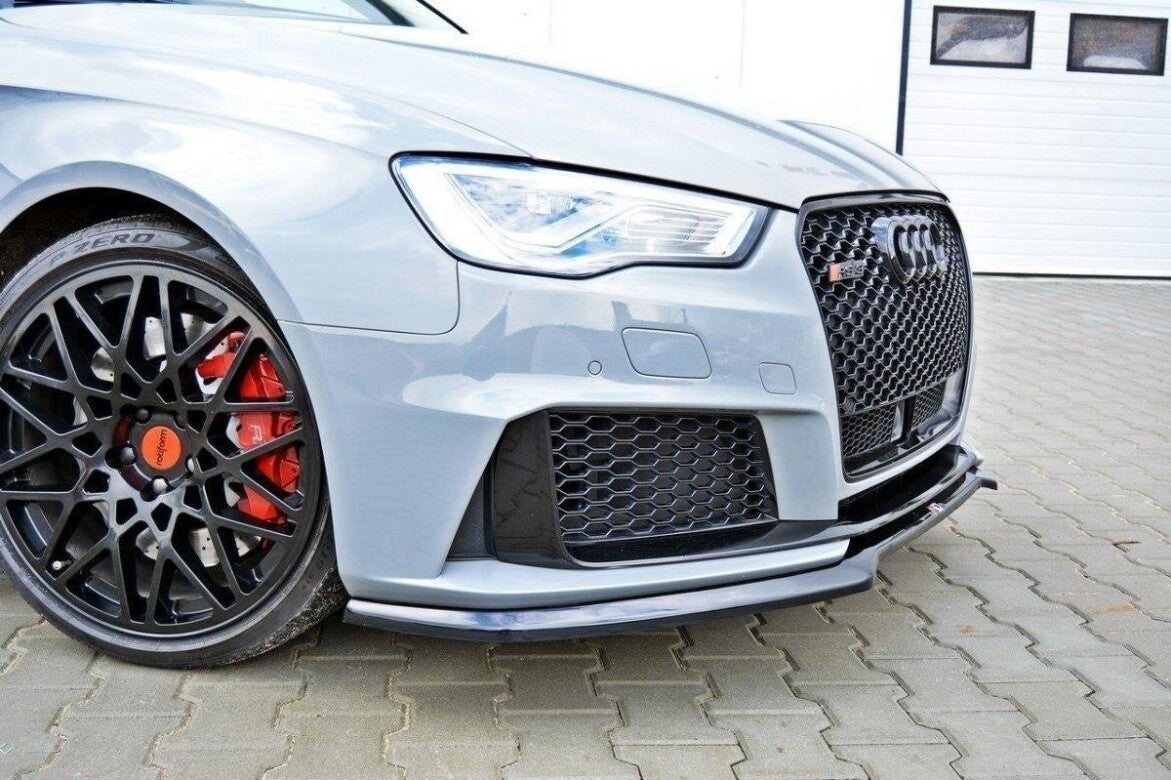 Frontlippe V.1 passend für Audi RS3 8V Sportback schwarz Hochglanz