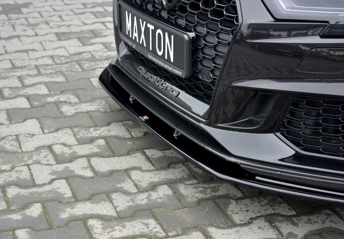 Frontlippe V.1 passend für Audi RS3 Sportback 8V FL schwarz Hochglanz