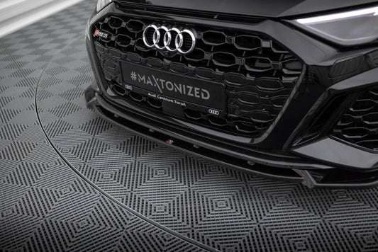 Frontlippe V.1 passend für Audi RS3 Sportback 8Y schwarz Hochglanz