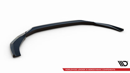 Frontlippe V.1 passend für Audi RS4 B9 FL schwarz Hochglanz