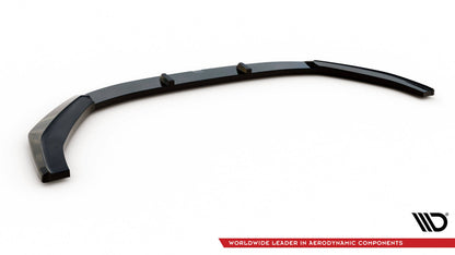 Frontlippe V.1 passend für Audi RS4 B9 schwarz Hochglanz
