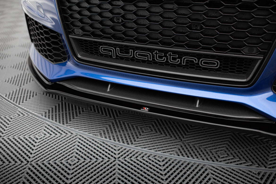 Frontlippe V.1 passend für Audi RS6 C7 / C7 FL schwarz Hochglanz