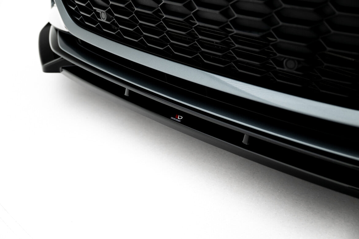 Frontlippe V.1 passend für Audi RS6 C8 / C8 FL schwarz Hochglanz