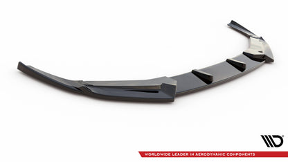 Frontlippe V.1 passend für Audi RS6 C8 / C8 FL schwarz Hochglanz