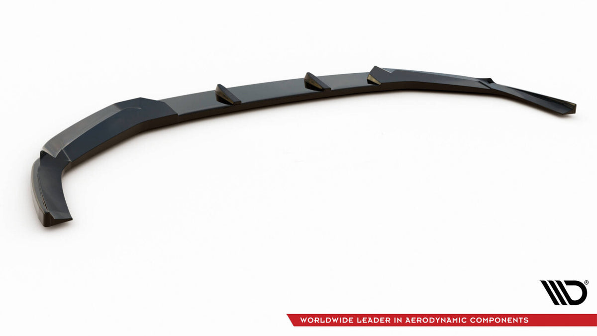 Frontlippe V.1 passend für Audi RS6 C8 / C8 FL schwarz Hochglanz