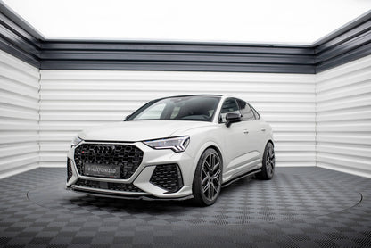 Frontlippe V.1 passend für Audi RSQ3 Sportback / SUV F3 schwarz Hochglanz
