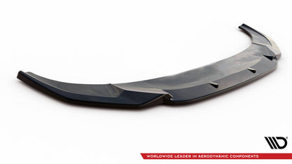 Frontlippe V.1 passend für Audi RSQ3 Sportback / SUV F3 schwarz Hochglanz