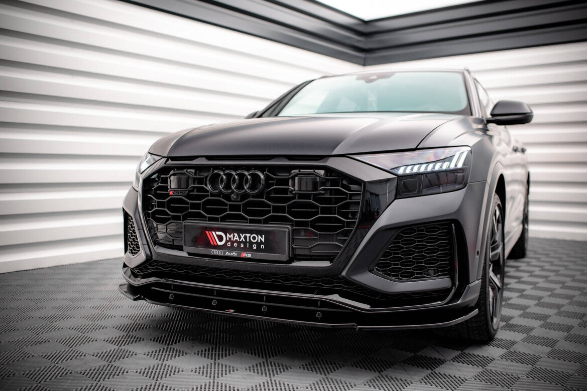 Frontlippe V.1 passend für Audi RSQ8 Mk1 schwarz Hochglanz