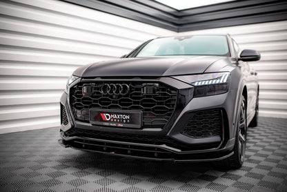 Frontlippe V.1 passend für Audi RSQ8 Mk1 schwarz Hochglanz