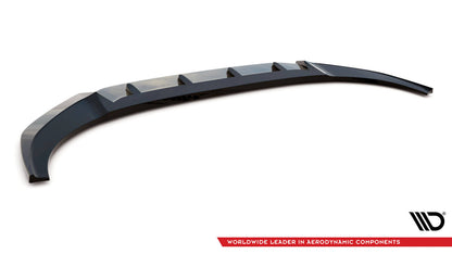 Frontlippe V.1 passend für Audi RSQ8 Mk1 schwarz Hochglanz