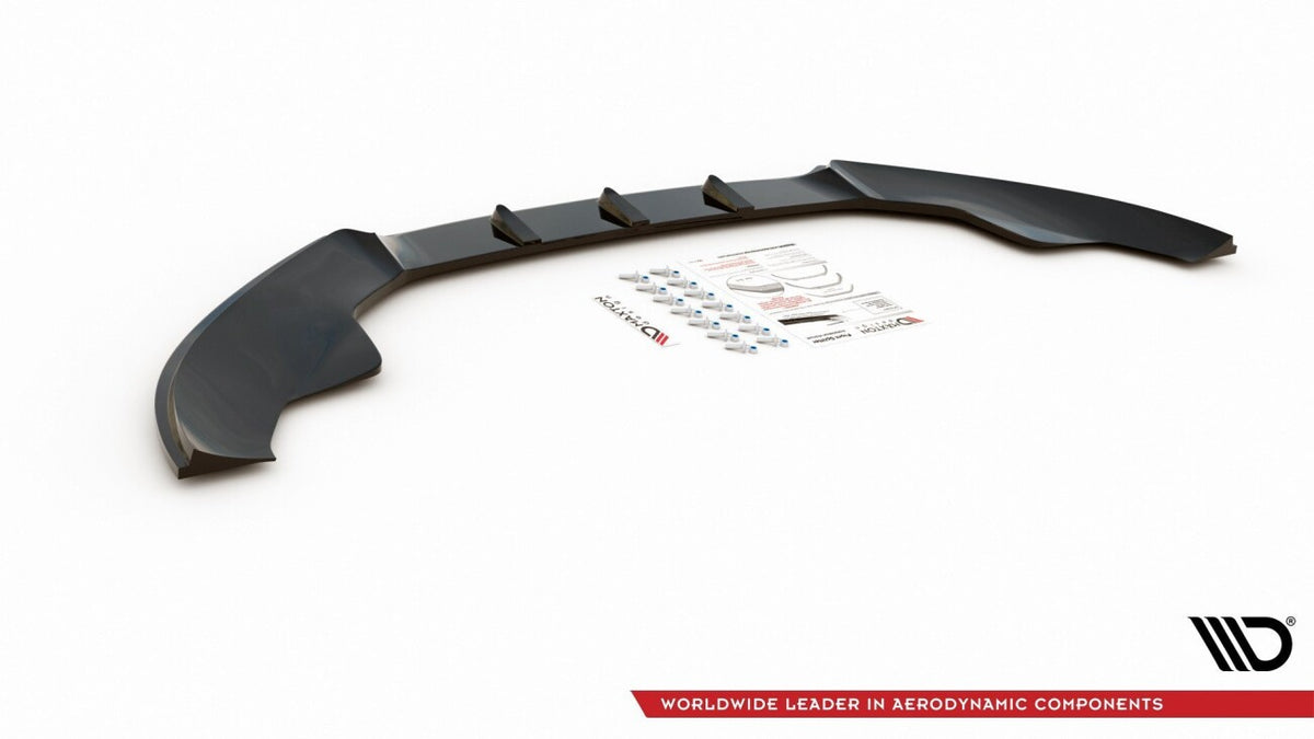 Frontlippe V.1 passend für Audi S4 / A4 S-Line B8 schwarz Hochglanz