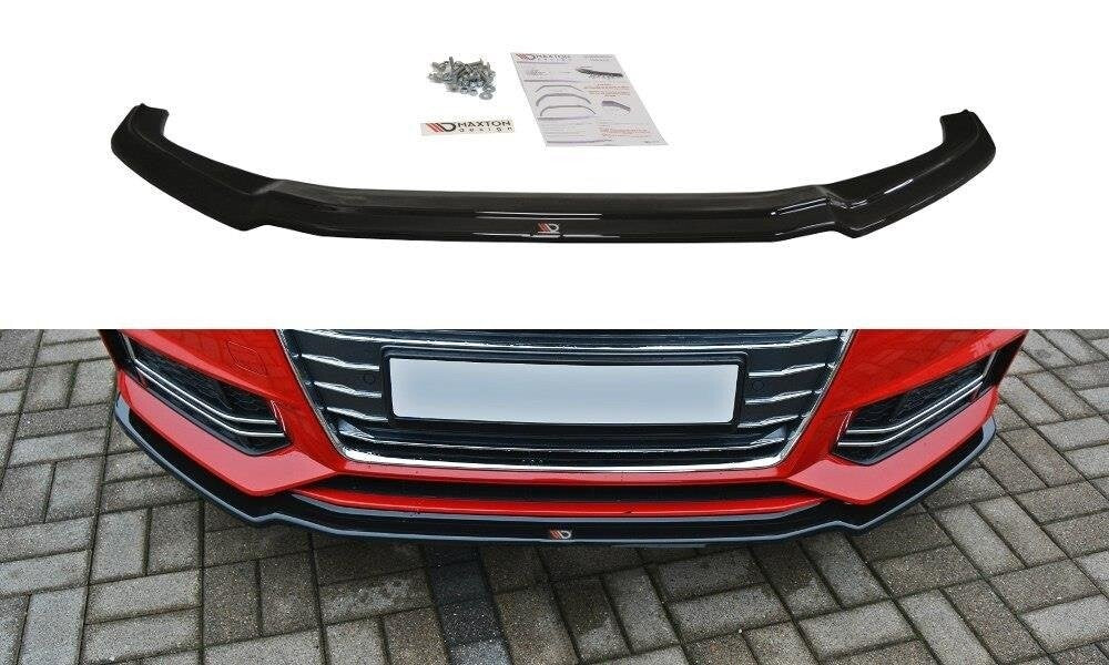 Frontlippe V.1 passend für Audi S4 / A4 S-Line B9 schwarz Hochglanz