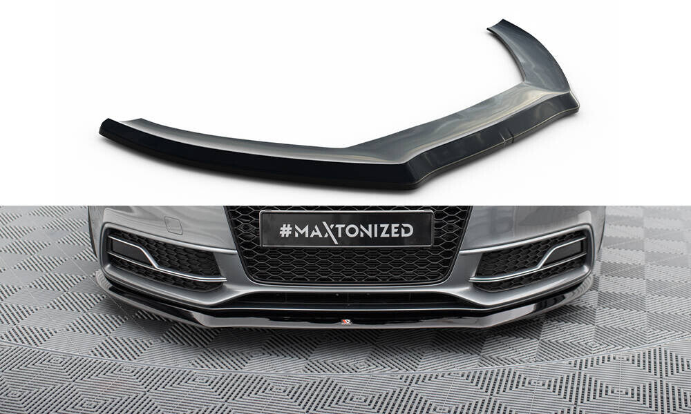 Frontlippe V.1 passend für Audi S5/A5 S-Line 8T FL schwarz Hochglanz