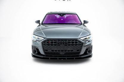 Frontlippe V.1 passend für Audi S8 / A8 S-Line D5 FL schwarz Hochglanz