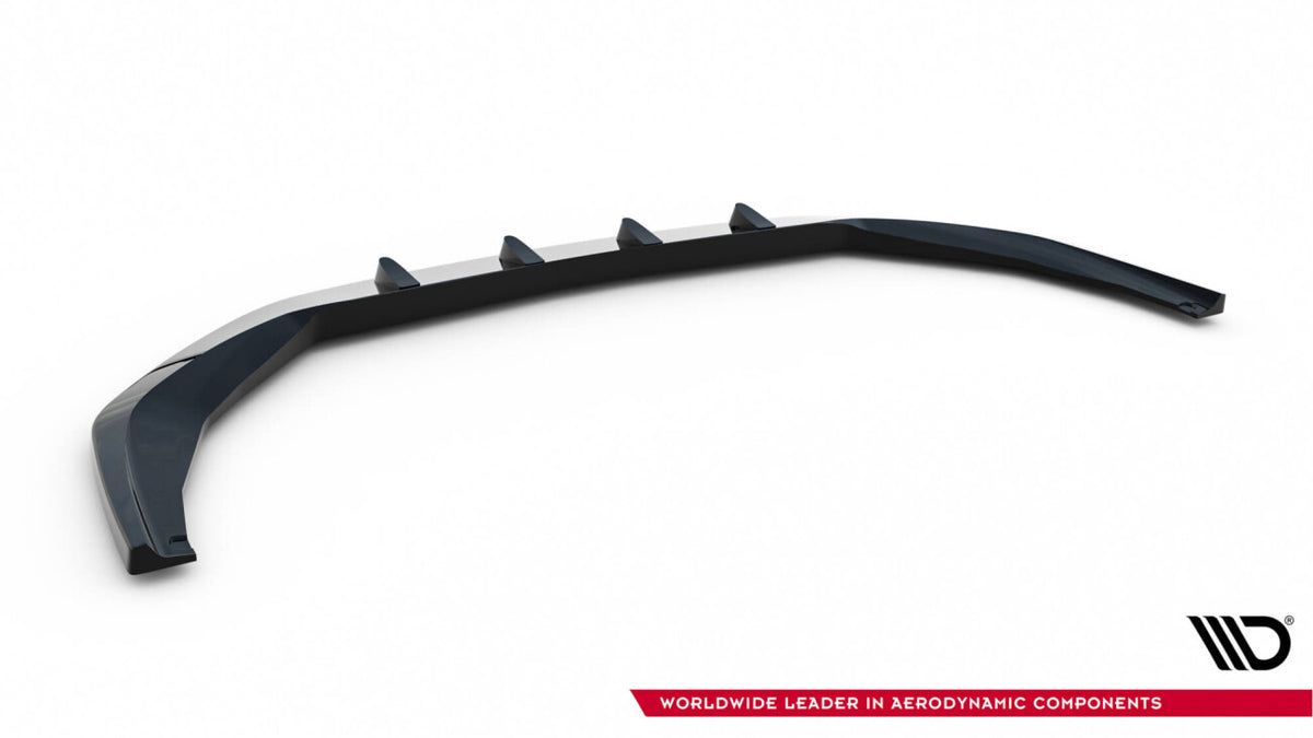 Frontlippe V.1 passend für Audi S8 / A8 S-Line D5 FL schwarz Hochglanz
