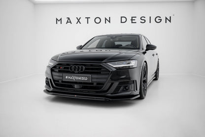 Frontlippe V.1 passend für Audi S8 / A8 S-Line D5 schwarz Hochglanz