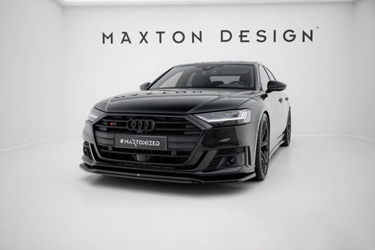 Frontlippe V.1 passend für Audi S8 / A8 S-Line D5 schwarz Hochglanz