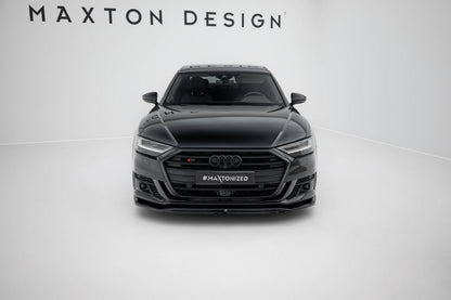 Frontlippe V.1 passend für Audi S8 / A8 S-Line D5 schwarz Hochglanz