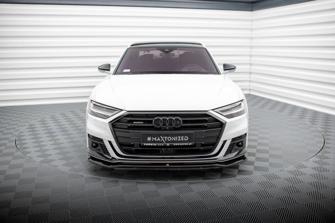 Frontlippe V.1 passend für Audi S8 / A8 S-Line D5 schwarz Hochglanz