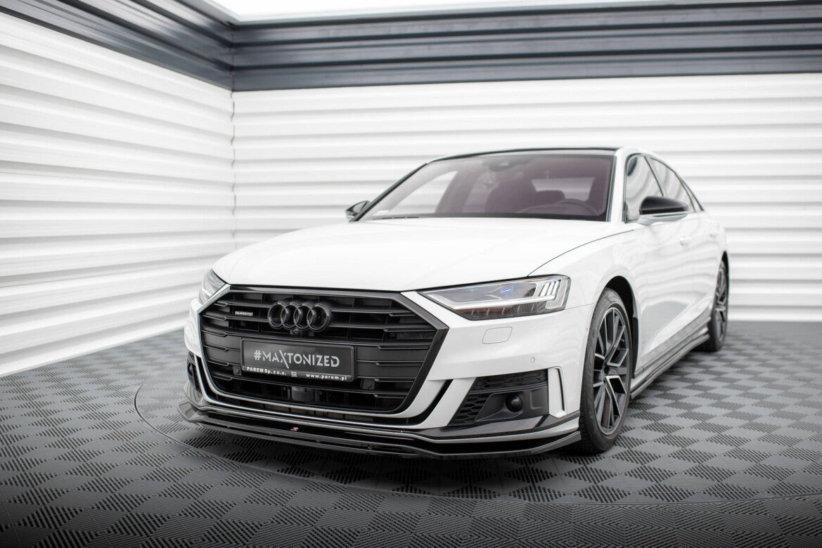 Frontlippe V.1 passend für Audi S8 / A8 S-Line D5 schwarz Hochglanz