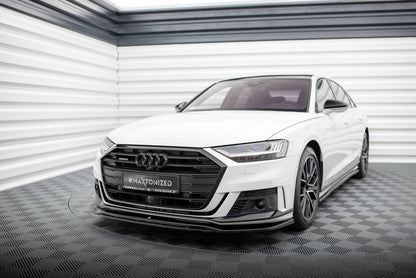 Frontlippe V.1 passend für Audi S8 / A8 S-Line D5 schwarz Hochglanz