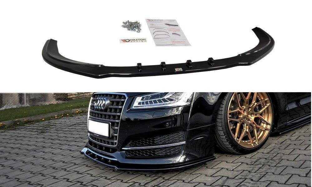 Frontlippe V.1 passend für Audi S8 D4 FL schwarz Hochglanz
