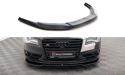 Frontlippe V.1 passend für Audi S8 D4 schwarz Hochglanz