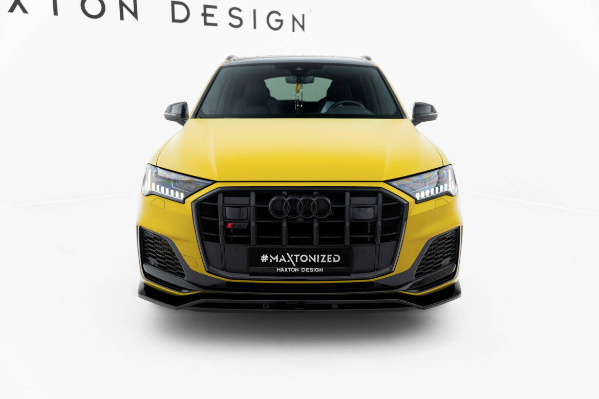 Frontlippe V.1 passend für Audi SQ7 /Q7 S-Line Mk2 (4M) FL schwarz Hochglanz
