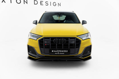 Frontlippe V.1 passend für Audi SQ7 /Q7 S-Line Mk2 (4M) FL schwarz Hochglanz