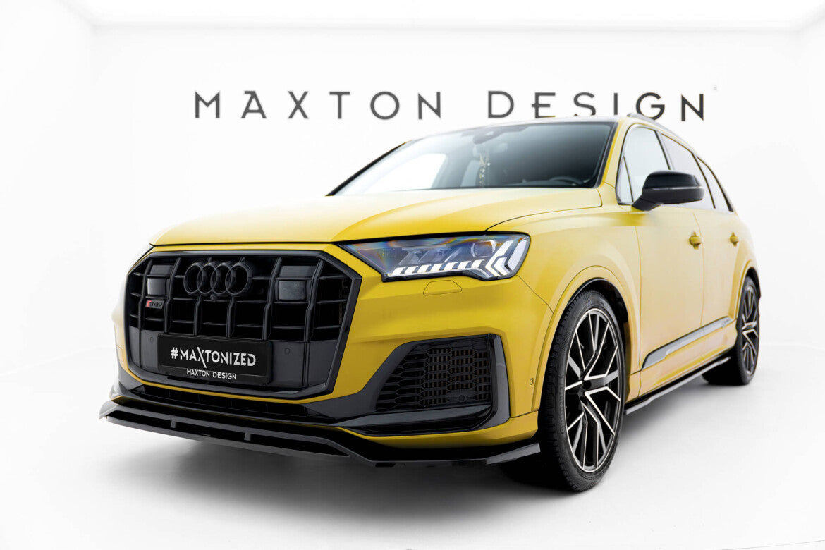Frontlippe V.1 passend für Audi SQ7 /Q7 S-Line Mk2 (4M) FL schwarz Hochglanz