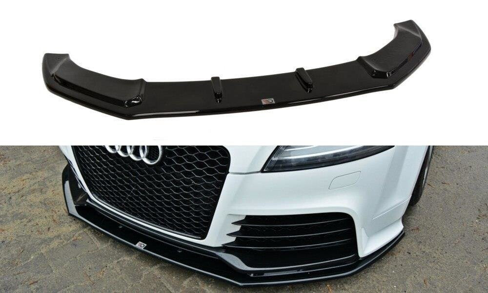 Frontlippe V.1 passend für Audi TT RS 8J schwarz Hochglanz