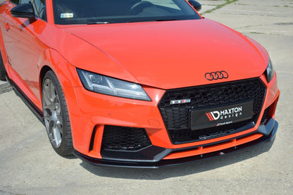 Frontlippe V.1 passend für Audi TT RS 8S schwarz Hochglanz