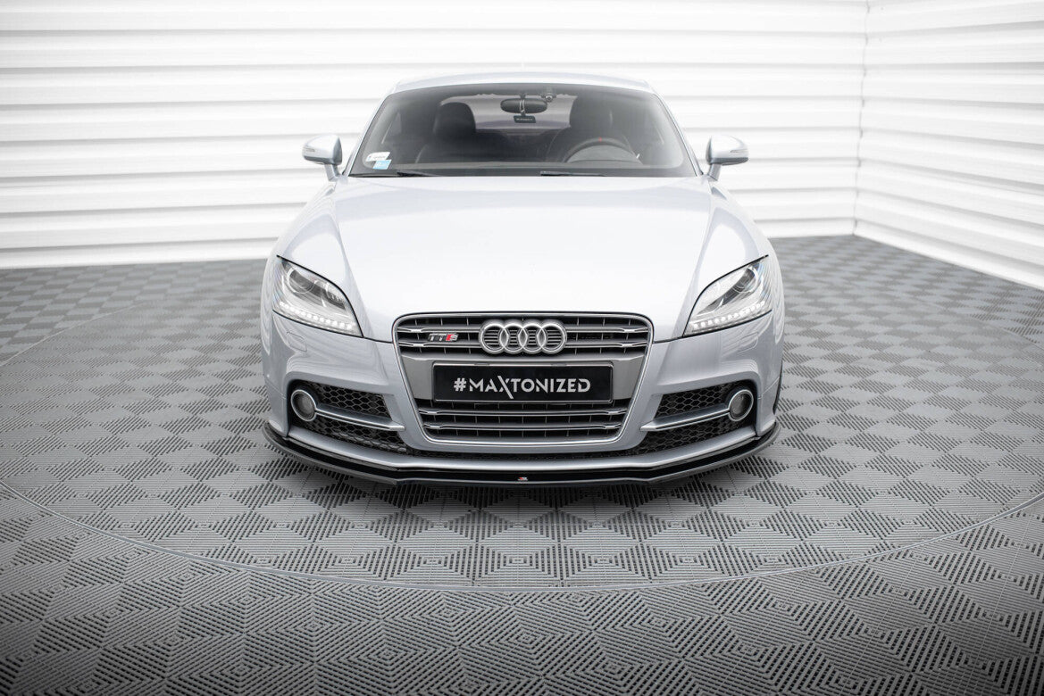 Frontlippe V.1 passend für Audi TT S / TT S-Line 8J FL schwarz Hochglanz