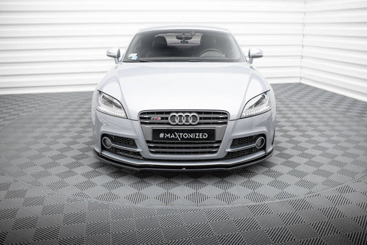 Frontlippe V.1 passend für Audi TT S / TT S-Line 8J FL schwarz Hochglanz