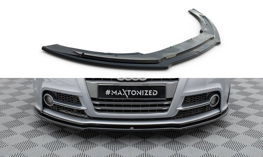 Frontlippe V.1 passend für Audi TT S / TT S-Line 8J FL schwarz Hochglanz