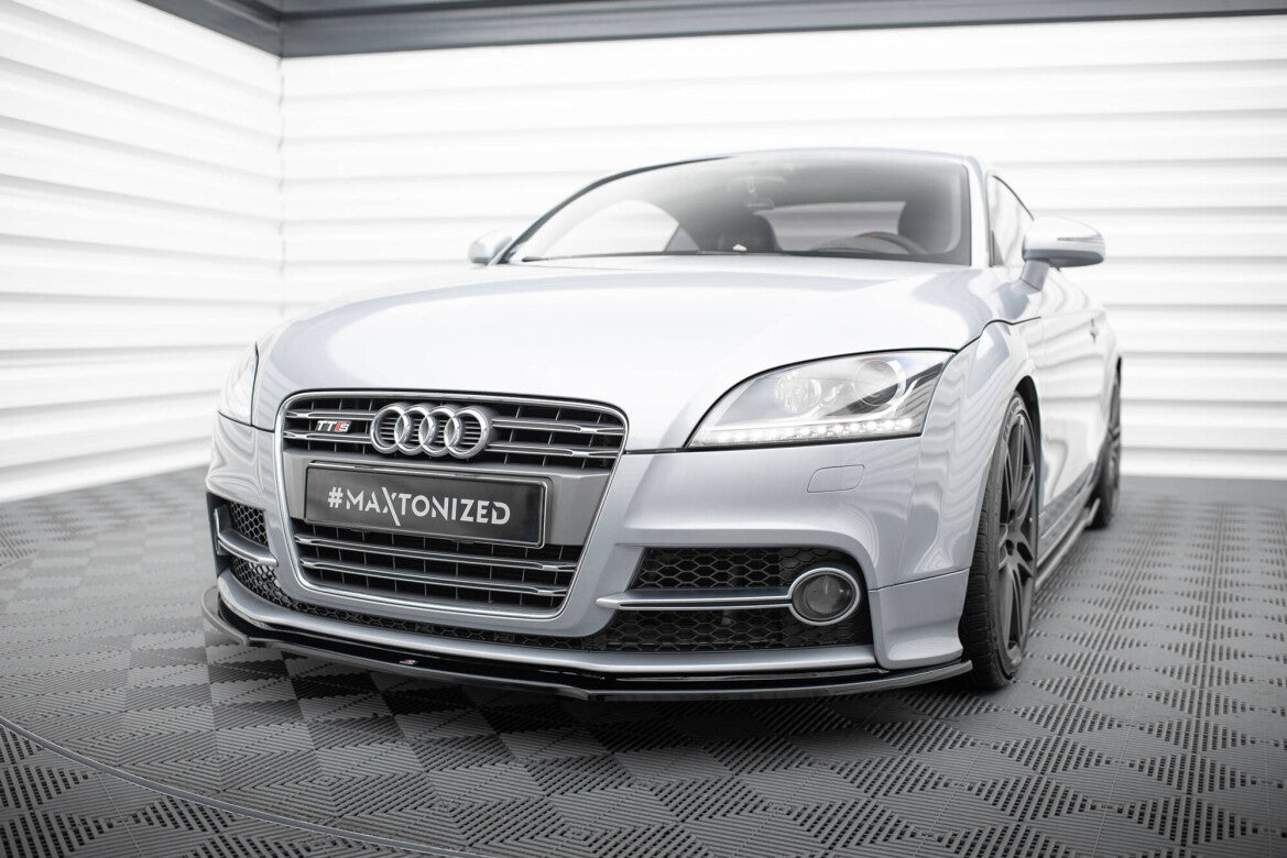 Frontlippe V.1 passend für Audi TT S / TT S-Line 8J FL schwarz Hochglanz