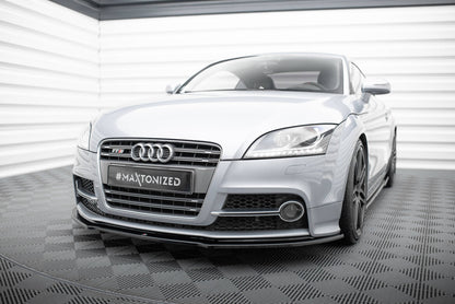 Frontlippe V.1 passend für Audi TT S / TT S-Line 8J FL schwarz Hochglanz