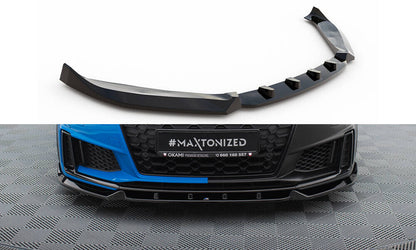 Frontlippe V.1 passend für Audi TT S / TT S-Line 8S FL schwarz Hochglanz