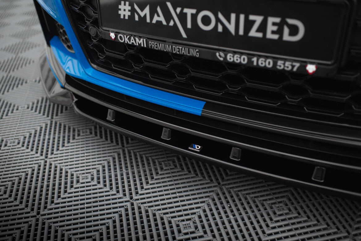 Frontlippe V.1 passend für Audi TT S / TT S-Line 8S FL schwarz Hochglanz