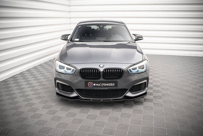 Frontlippe V.1 passend für BMW 1er F20/F21 M-Power FL schwarz Hochglanz