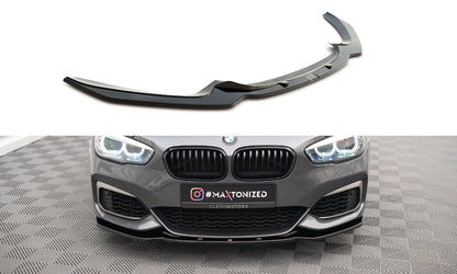 Frontlippe V.1 passend für BMW 1er F20/F21 M-Power FL schwarz Hochglanz