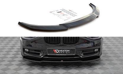 Frontlippe V.1 passend für BMW 1er F20 schwarz Hochglanz