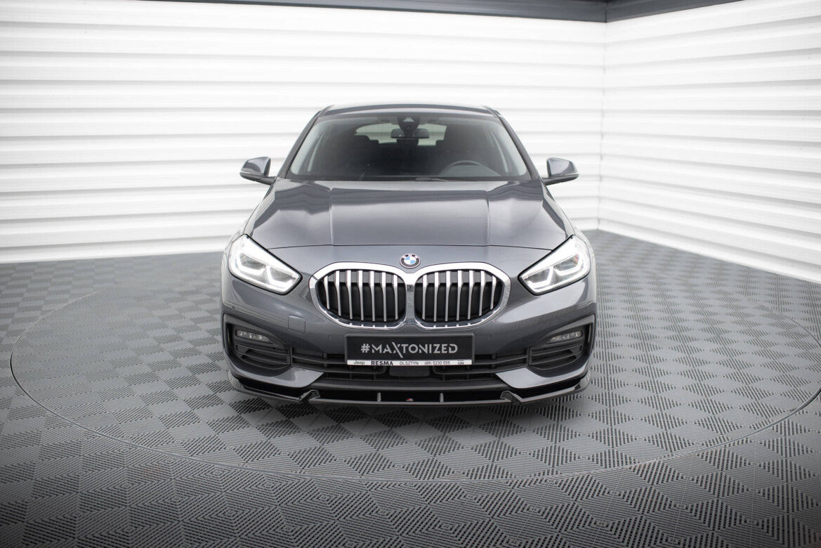 Frontlippe V.1 passend für BMW 1er F40 schwarz Hochglanz