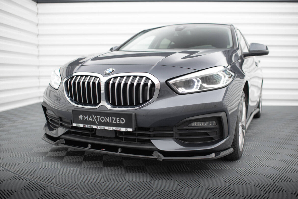 Frontlippe V.1 passend für BMW 1er F40 schwarz Hochglanz