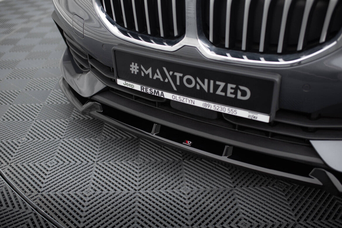 Frontlippe V.1 passend für BMW 1er F40 schwarz Hochglanz