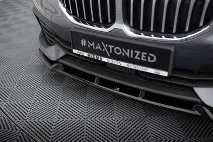 Frontlippe V.1 passend für BMW 1er F40 schwarz Hochglanz