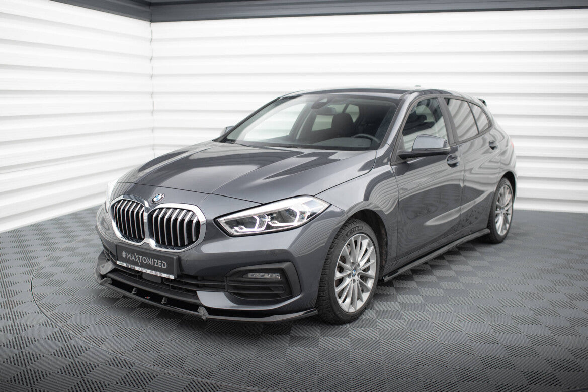 Frontlippe V.1 passend für BMW 1er F40 schwarz Hochglanz