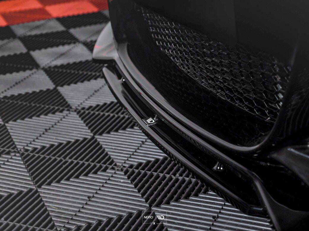 Frontlippe V.1 passend für BMW 1er M-Paket E82 FL schwarz Hochglanz