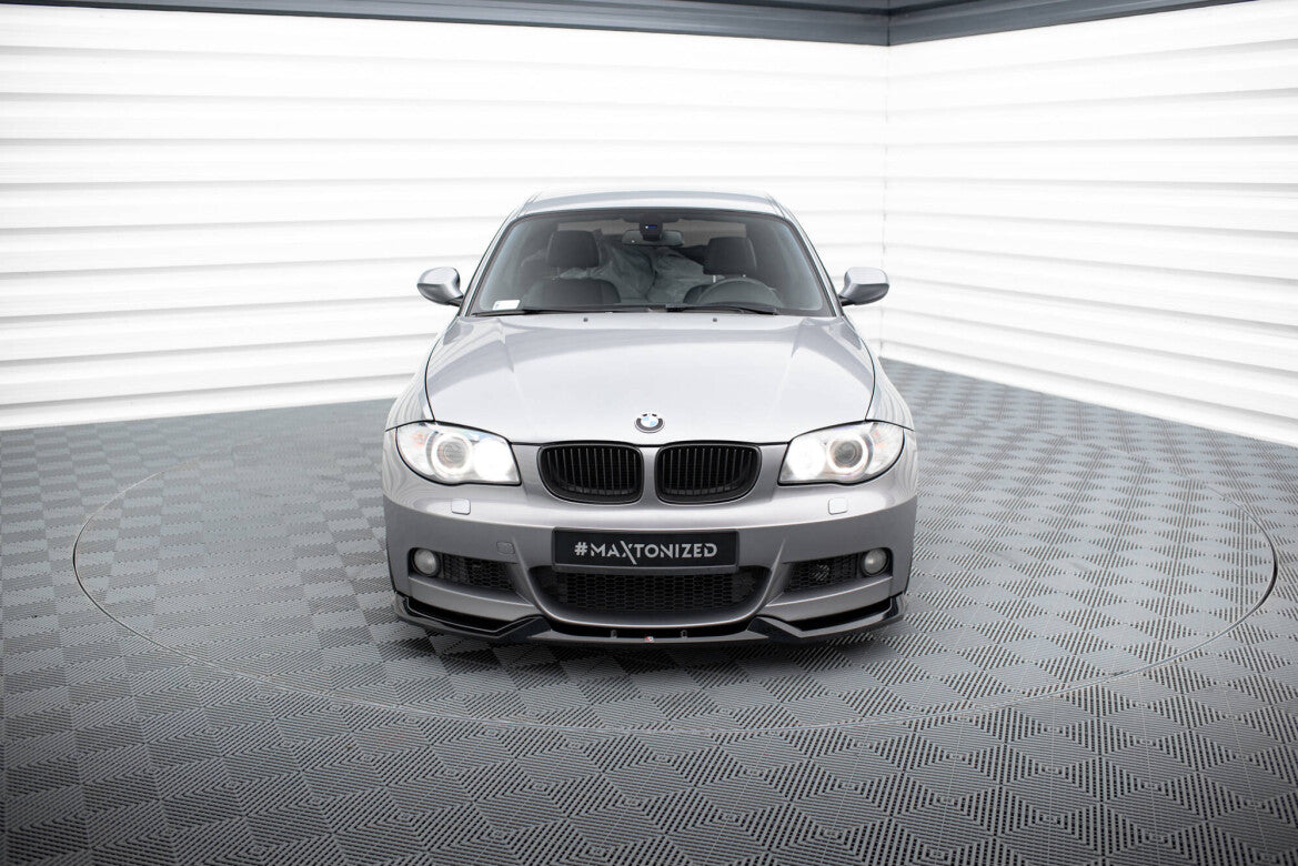 Frontlippe V.1 passend für BMW 1er M-Paket E82 schwarz Hochglanz