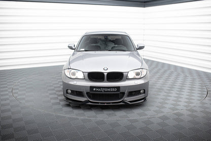 Frontlippe V.1 passend für BMW 1er M-Paket E82 schwarz Hochglanz